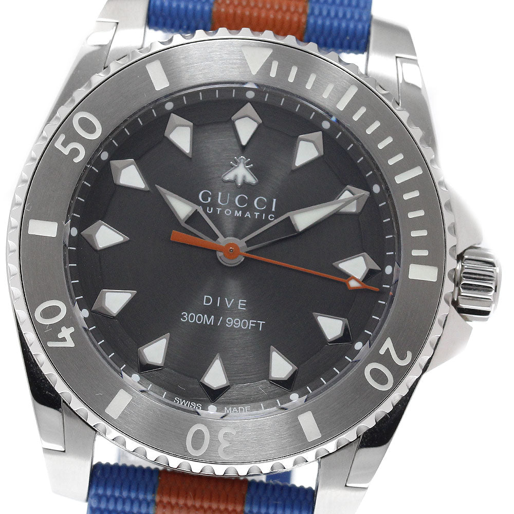 GUCCI Dive YA136352 gray Dial Automatic Men's Watch_974655