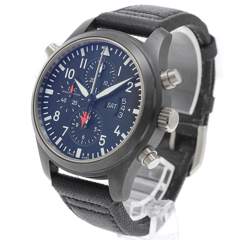 IWC SCHAFFHAUSEN Pilot watch top gun IW378901 black Dial Automatic Men's_974696