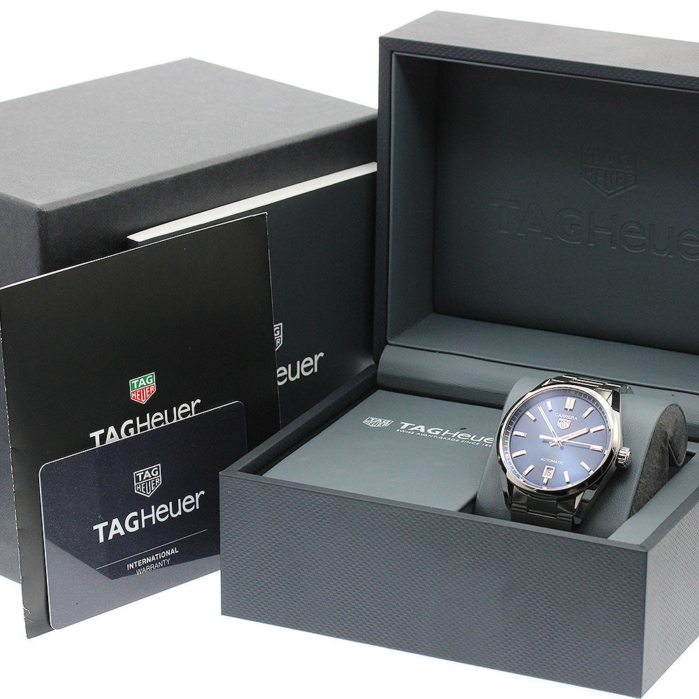 TAG HEUER Carrera Caliber 5 WBN2112-0 Date Navy Dial Automatic Men's_974699