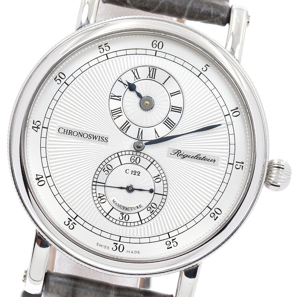 Chronoswiss Sirius Regulator Manufacture CH1243.1 Silver Dial Automatic Men's Watch_974797