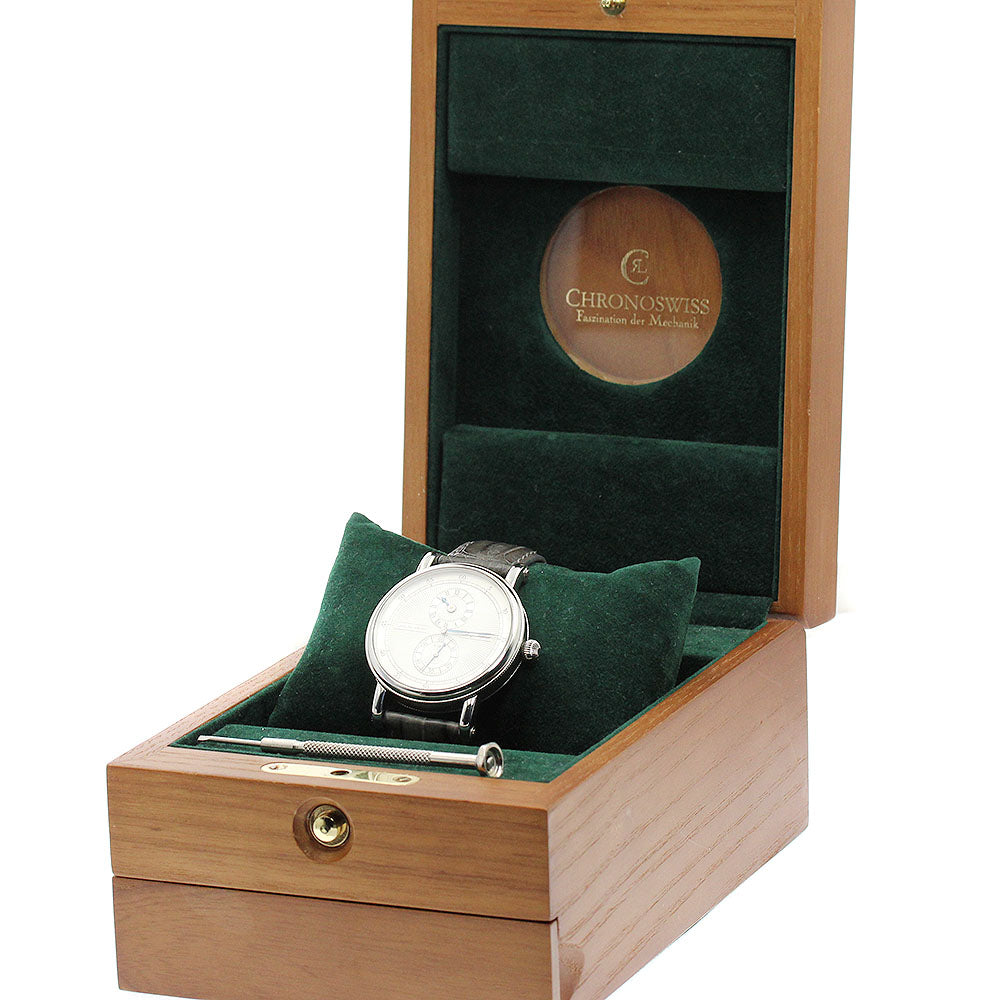 Chronoswiss Sirius Regulator Manufacture CH1243.1 Silver Dial Automatic Men's Watch_974797