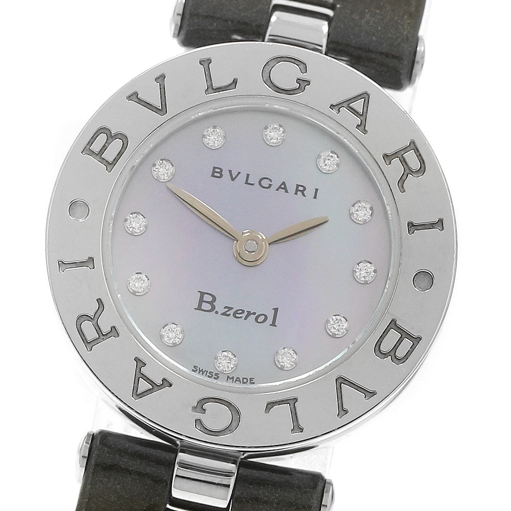 BVLGARI B-zero1 BZ22S 12P Diamond Blue Shell Dial Blue shell Dial Quartz Ladies Watch_974811