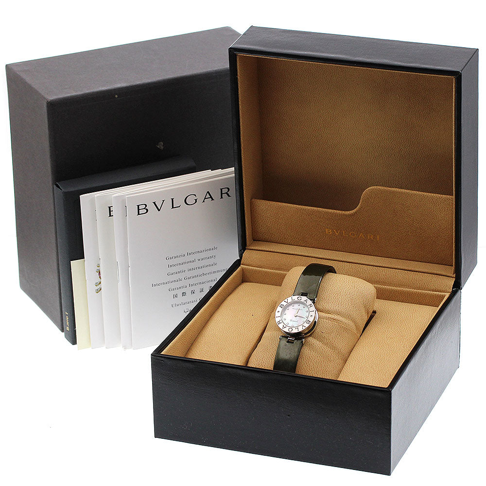 BVLGARI B-zero1 BZ22S 12P Diamond Blue Shell Dial Blue shell Dial Quartz Ladies Watch_974811