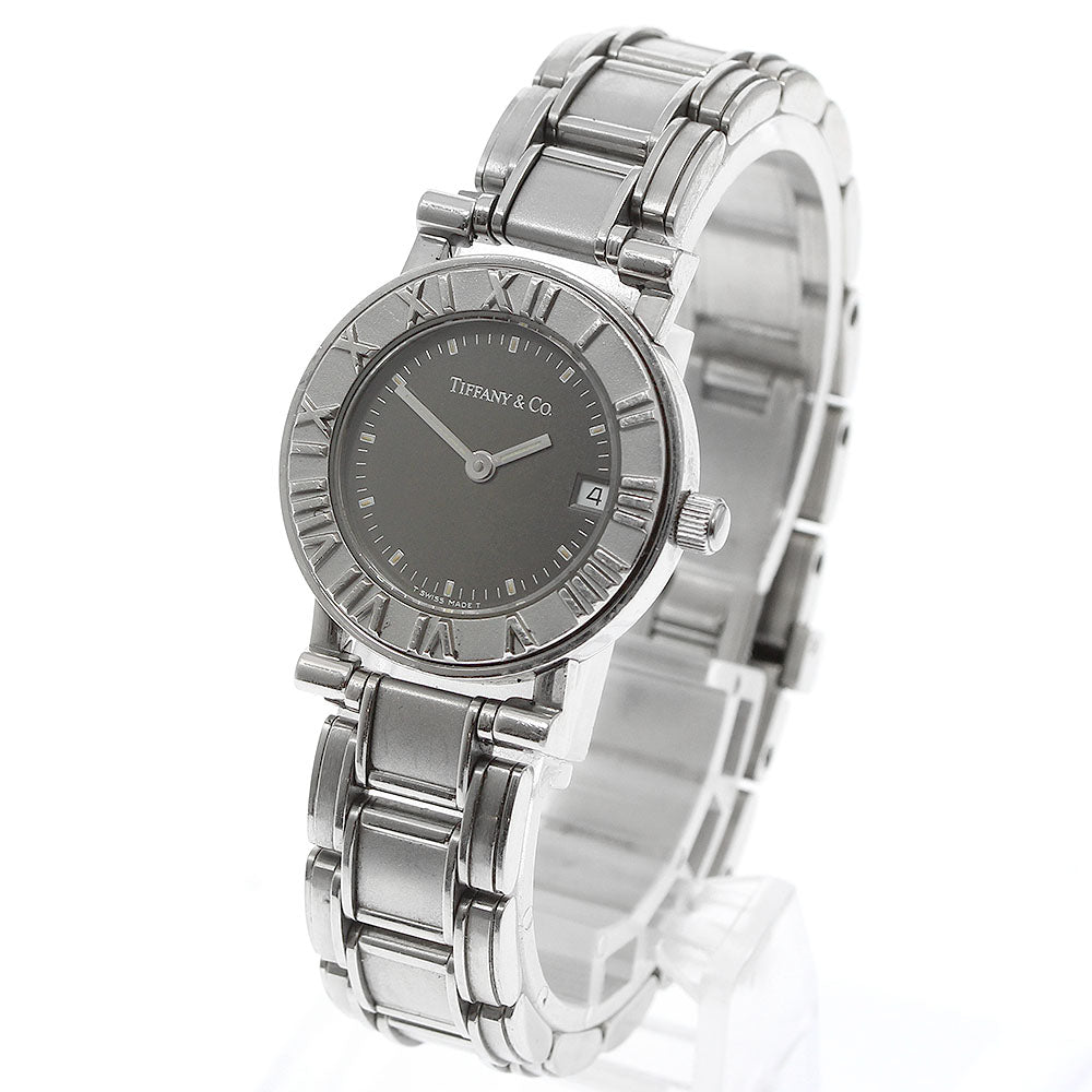 TIFFANY&Co. Atlas Date gray Dial Quartz Ladies Watch_974815
