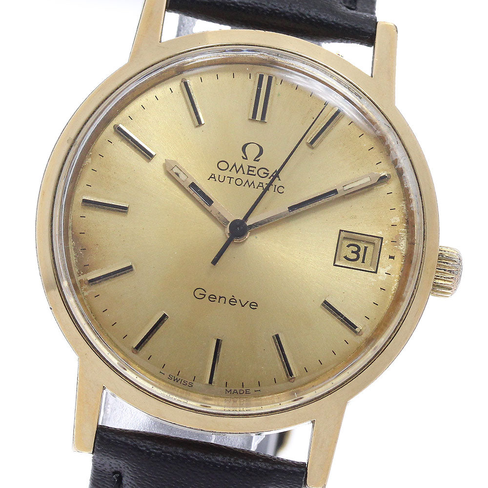 OMEGA Geneve 166.0163 Date cal.1012 gold Dial Automatic Men's Watch_974860