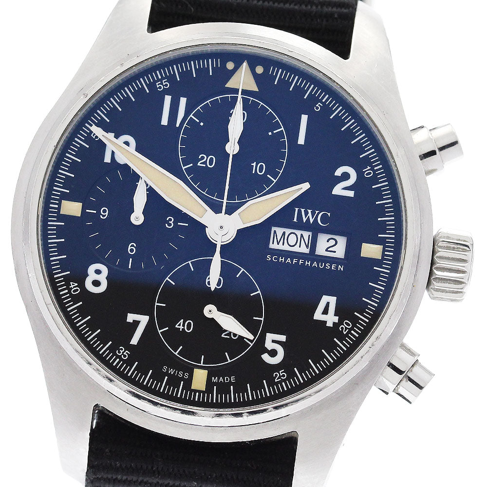 IWC SCHAFFHAUSEN Pilot watch spit fire IW387901 Chronograph AT Men's_974904