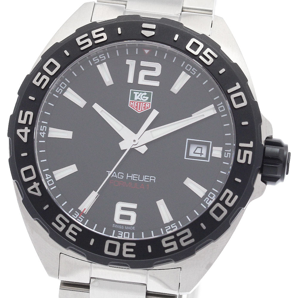 TAG HEUER Formula 1 WAZ1110 Date Black Dial Quartz Men's Watch_974936
