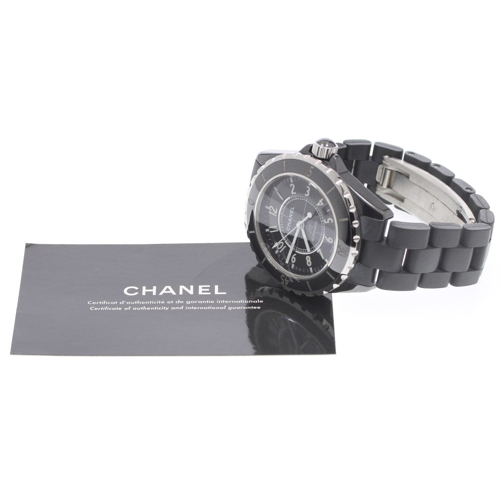 CHANEL J12 black ceramic H0684 38mm black Dial Automatic Men's Watch_975109