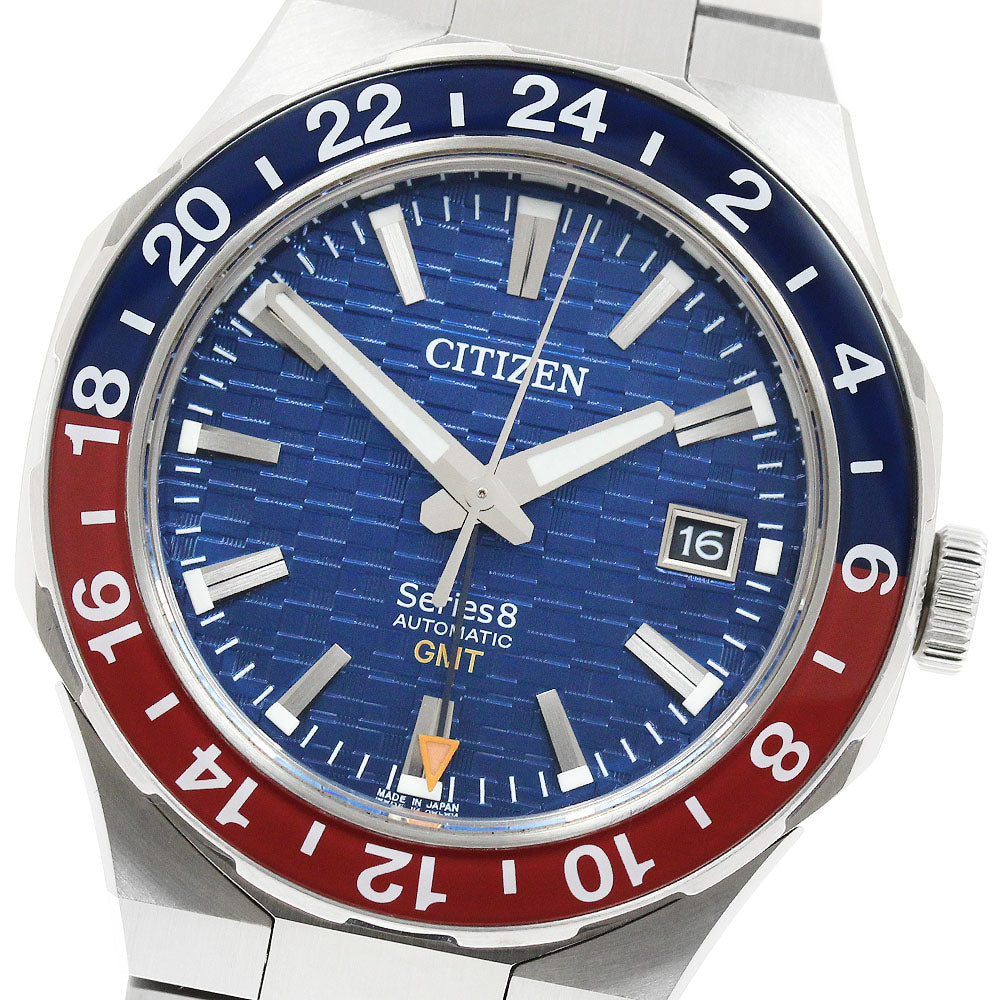 CITIZEN Series 8 9054-0065X02/NB6030-59L Date GMT Automatic Men's_975117