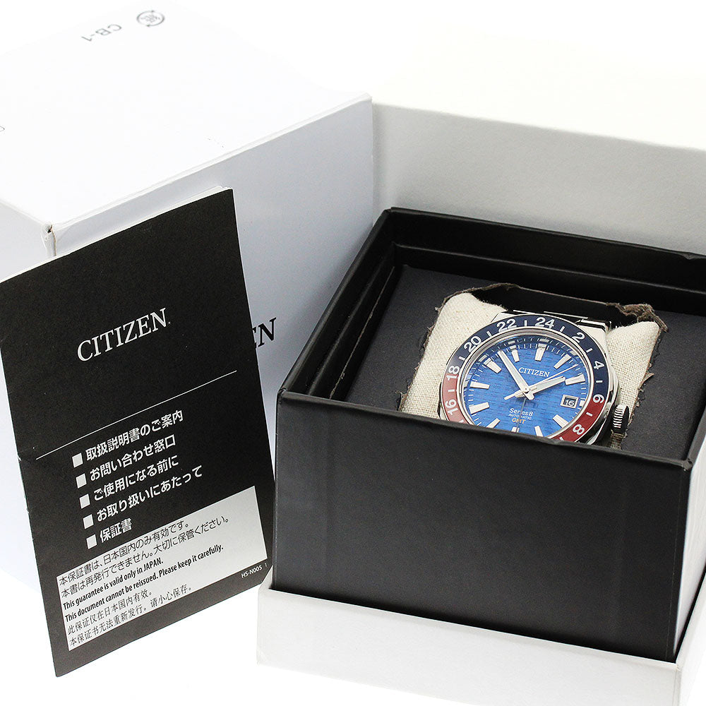 CITIZEN Series 8 9054-0065X02/NB6030-59L Date GMT Automatic Men's_975117