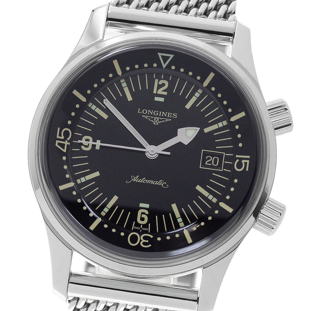 LONGINES Legend diver L3.774.4.50.6 Date black Dial Automatic Men's Watch_975298