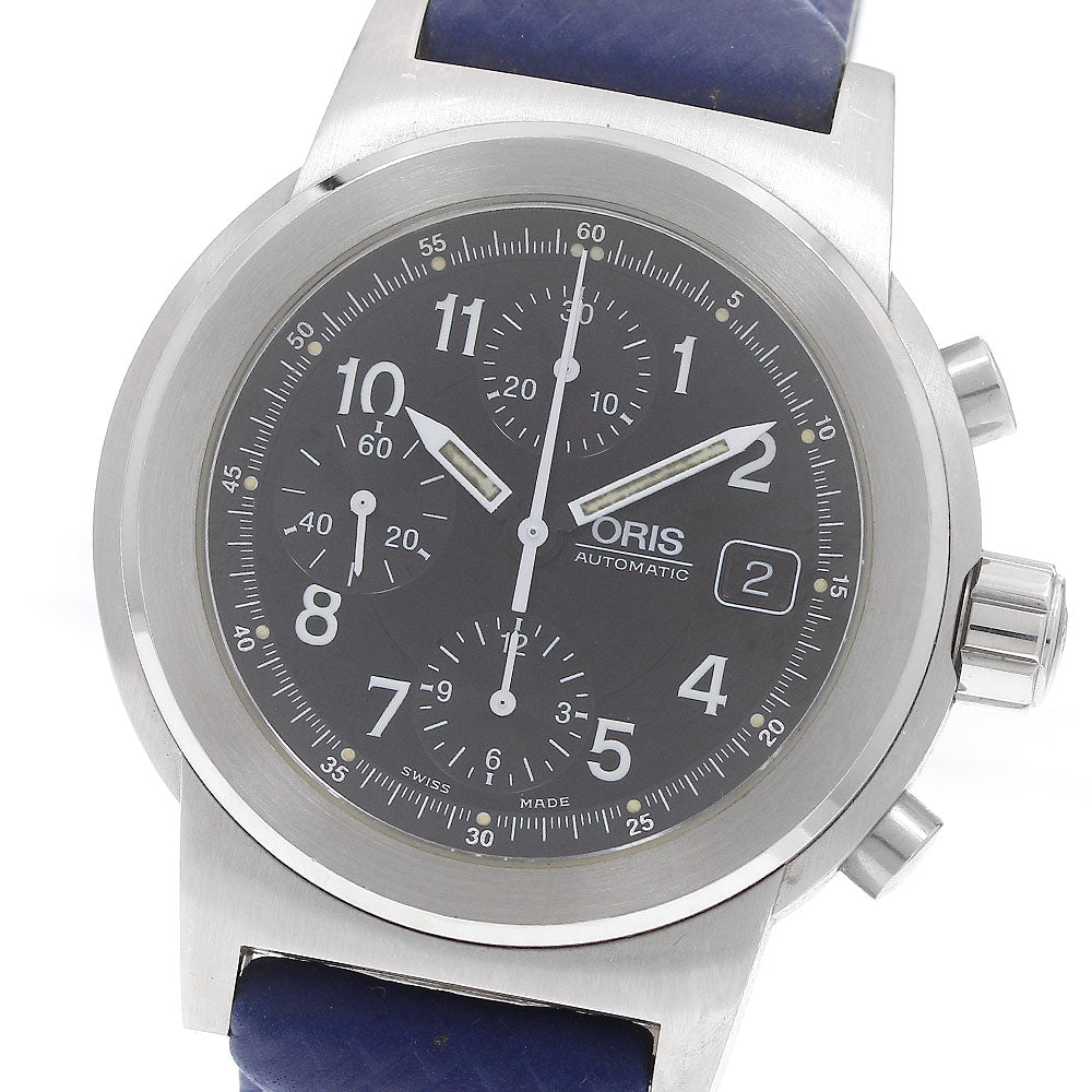 ORIS Big crown 7511 Chronograph Date black Dial Automatic Men's Watch_975345