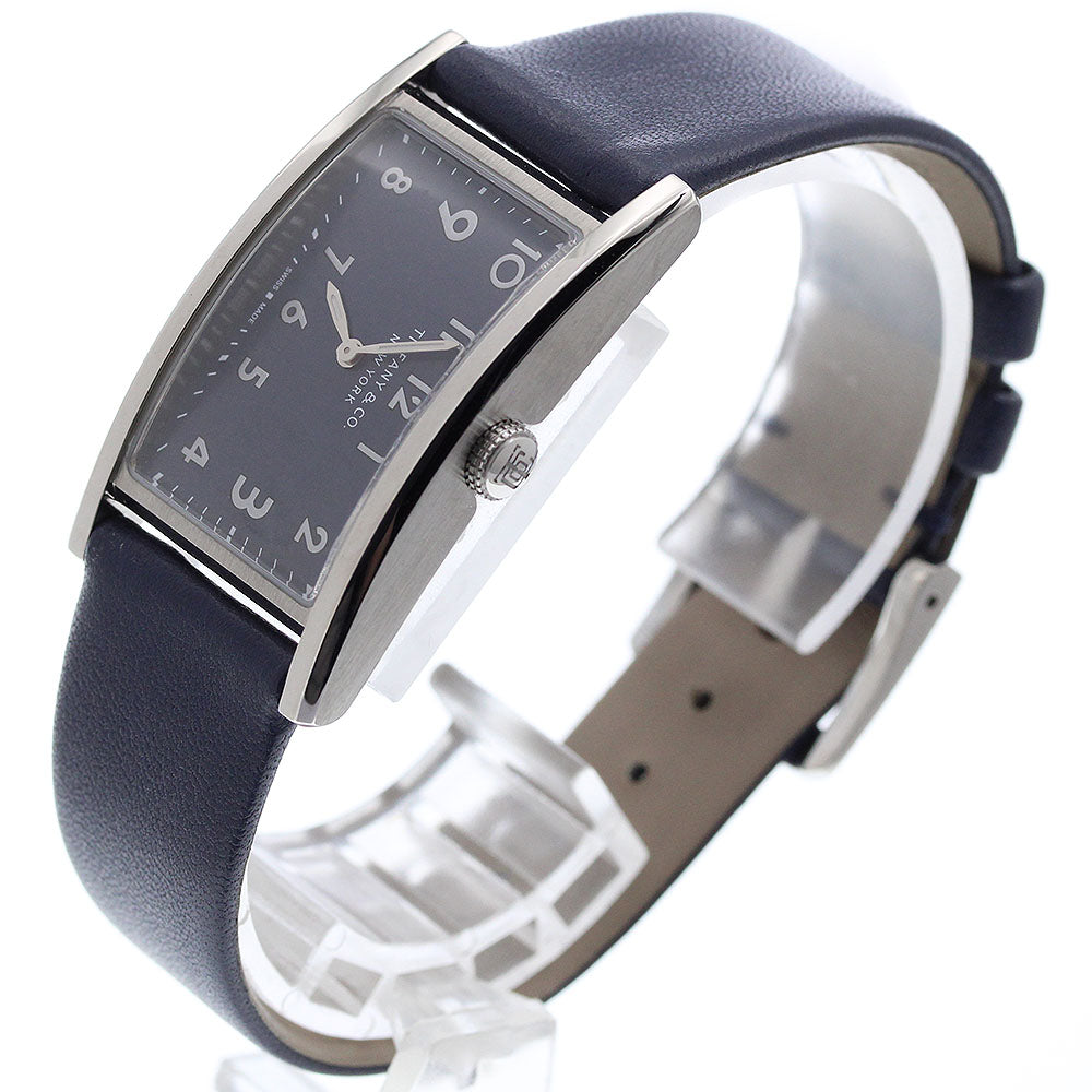 TIFFANY&Co. East West Mini 36668644 Navy Dial Quartz Ladies Watch_975377