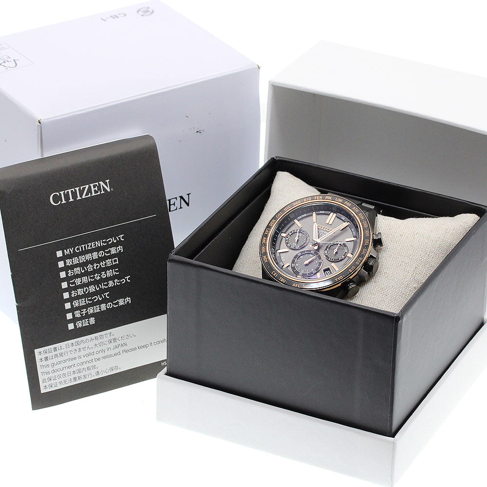 CITIZEN Attesa ACT Line CC4074-61W/F950-0029S0C Solar Powered Radio Men's_975638