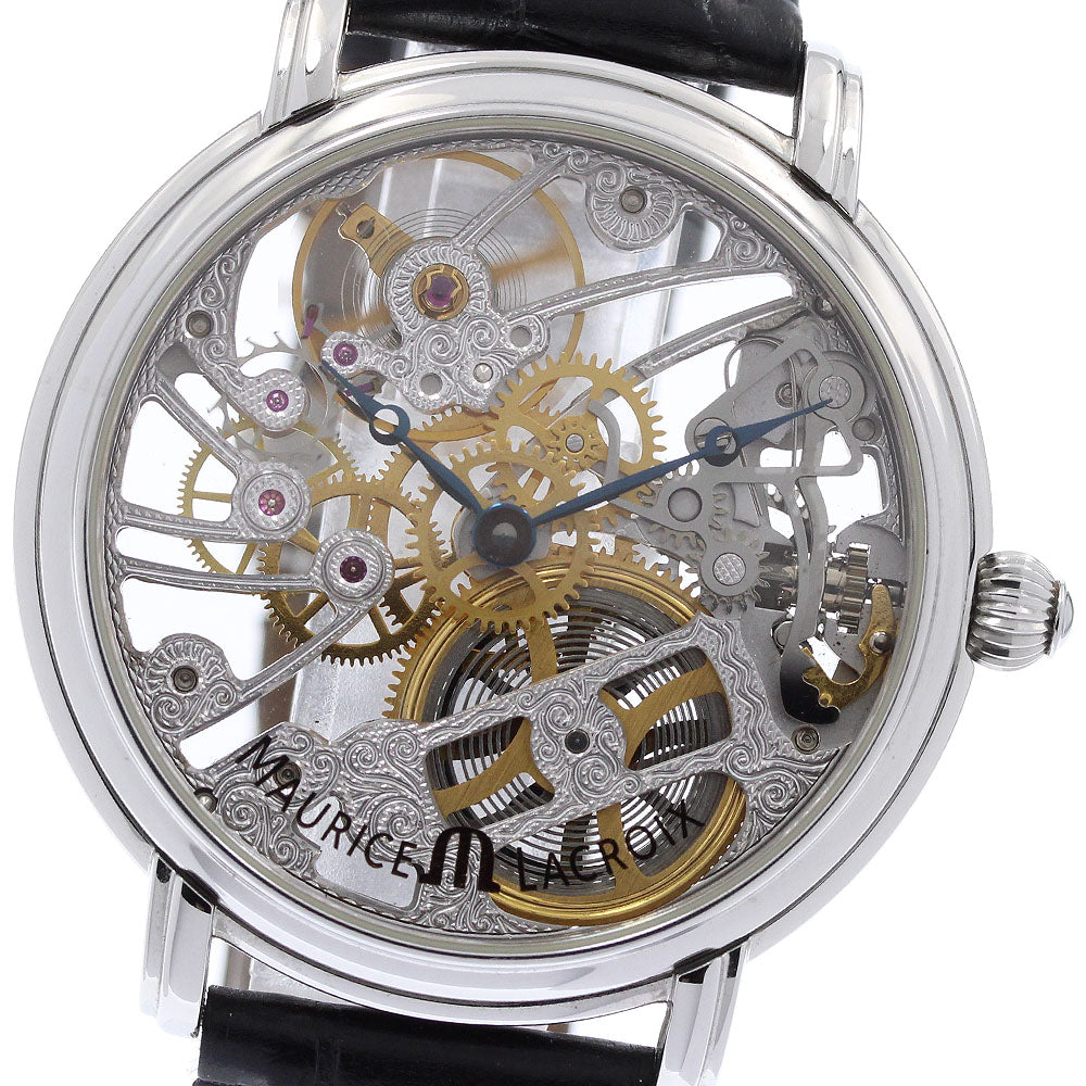 MAURICE LACROIX Masterpiece skeleton 16807-1101 skeleton Dial Hand Winding Men's Watch_975667