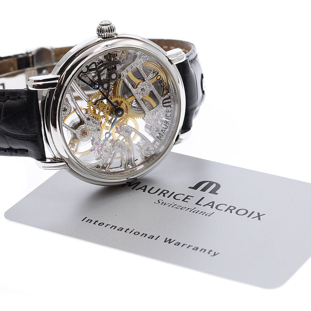 MAURICE LACROIX Masterpiece skeleton 16807-1101 skeleton Dial Hand Winding Men's Watch_975667