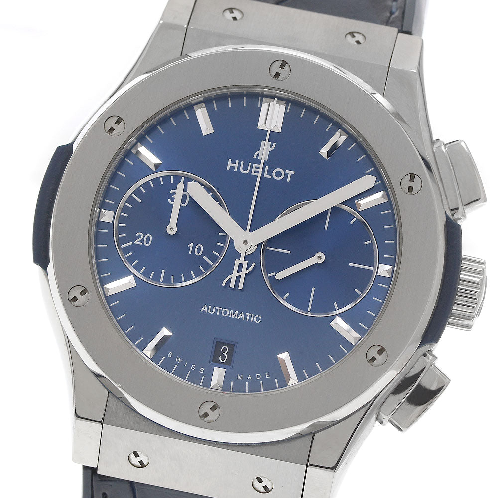 HUBLOT Classic fusion 521.NX.7170.LR Date Chronograph Navy Dial Automatic Men's Watch_976903