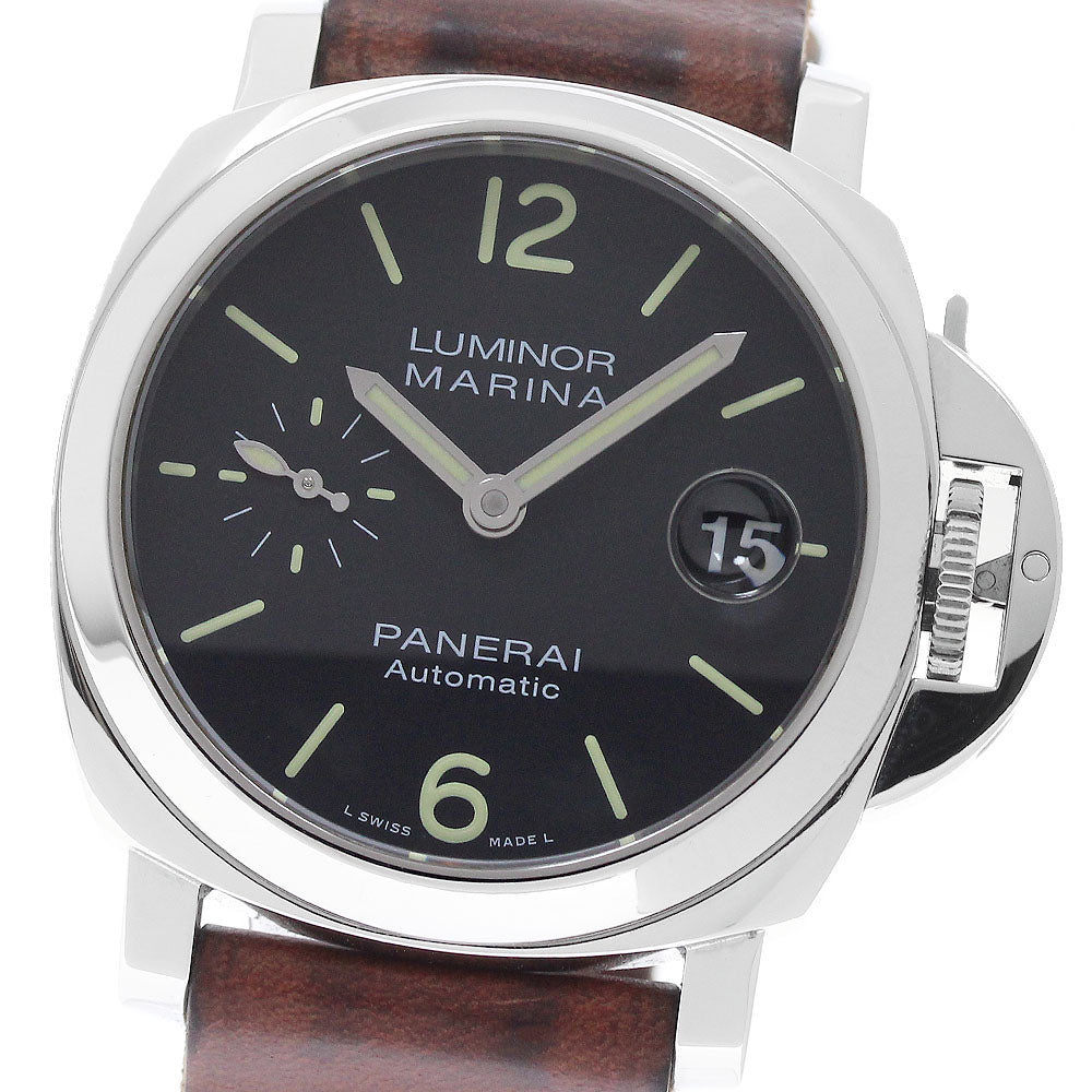 PANERAI Luminor Marina PAM01048 Black Dial Automatic Men's Watch_977226