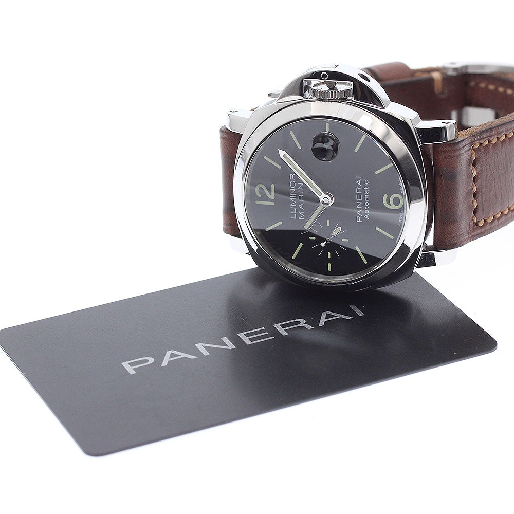 PANERAI Luminor Marina PAM01048 Black Dial Automatic Men's Watch_977226