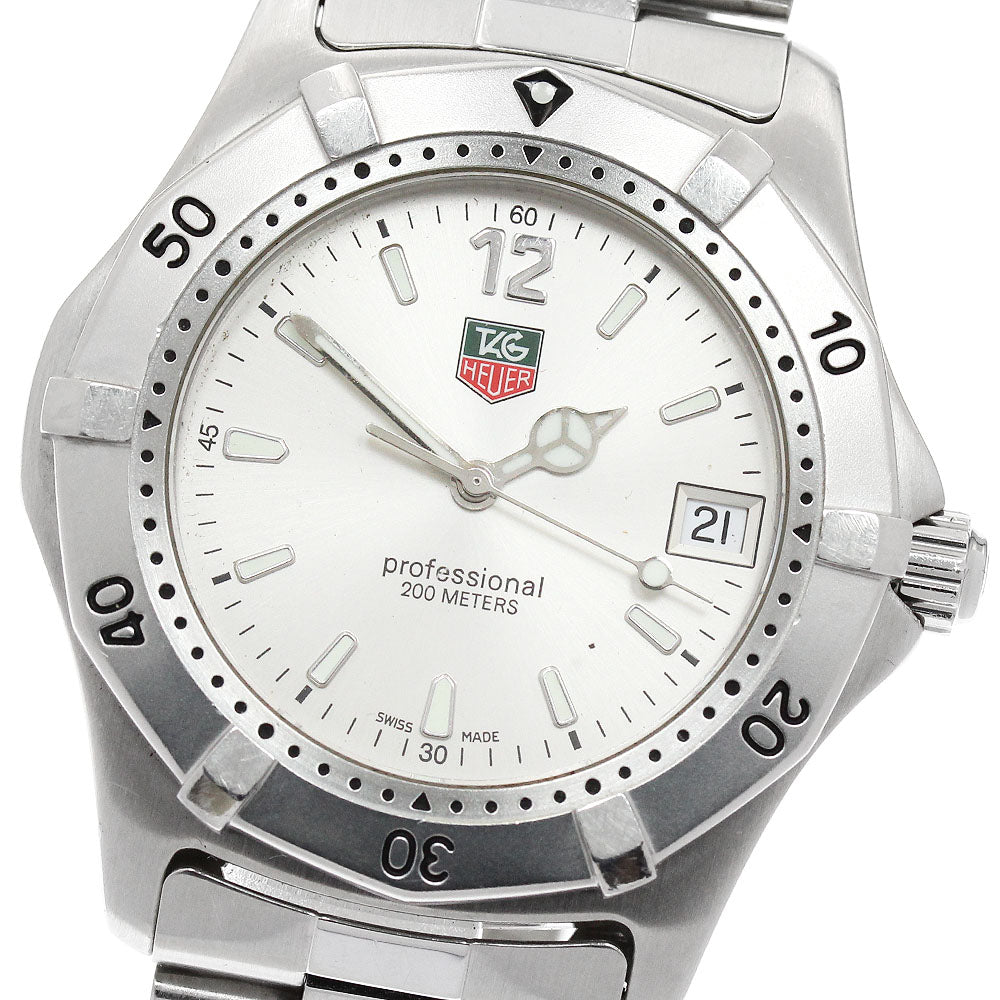 TAG HEUER Professional 200 WK1112-0 Date Silver Dial Quartz Men's Watch_977626