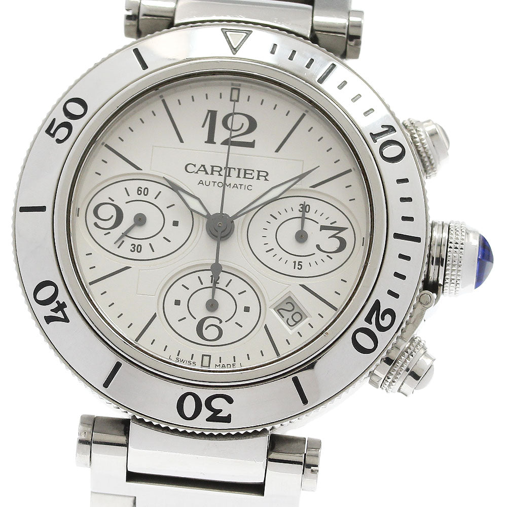 CARTIER Pacha Sea timer W31089M7 Date Chronograph Automatic Men's Watch_980420