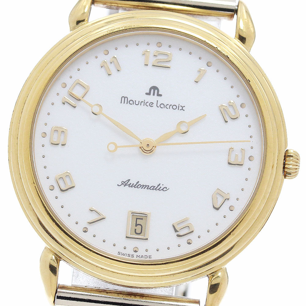 MAURICE LACROIX Date Ref.11407 white Dial Automatic Men's Watch_980623