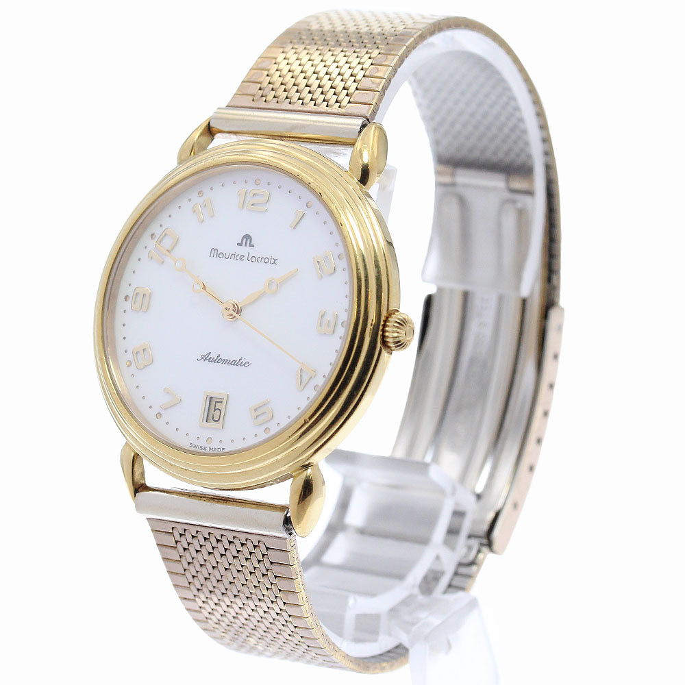MAURICE LACROIX Date Ref.11407 white Dial Automatic Men's Watch_980623