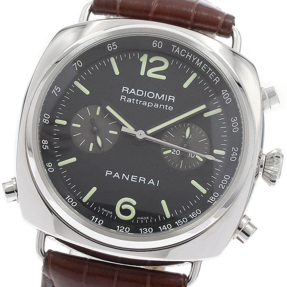 PANERAI Radiomir Rattrapante PAM00214 Chronograph black Dial Automatic Men's Watch_980717