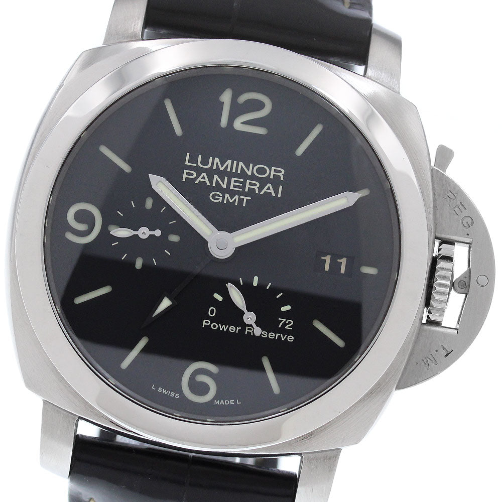 PANERAI Luminor 1950 PAM00321 3 Days GMT Power Reserve black Dial Automatic Men's Watch_981668