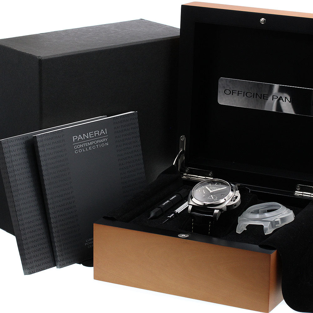 PANERAI Luminor 1950 PAM00321 3 Days GMT Power Reserve black Dial Automatic Men's Watch_981668