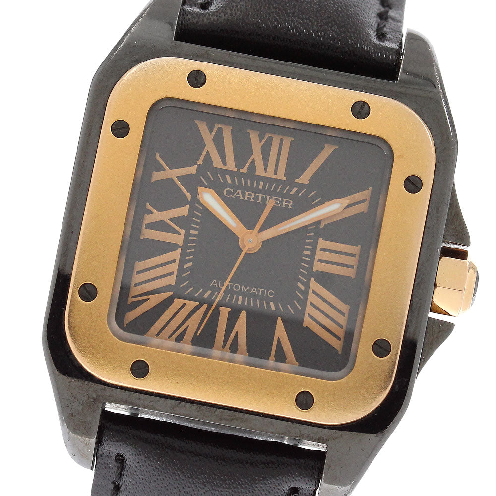 公式】CLOSER｜カルティエ CARTIER W2020007 サントス100 MM K18PG