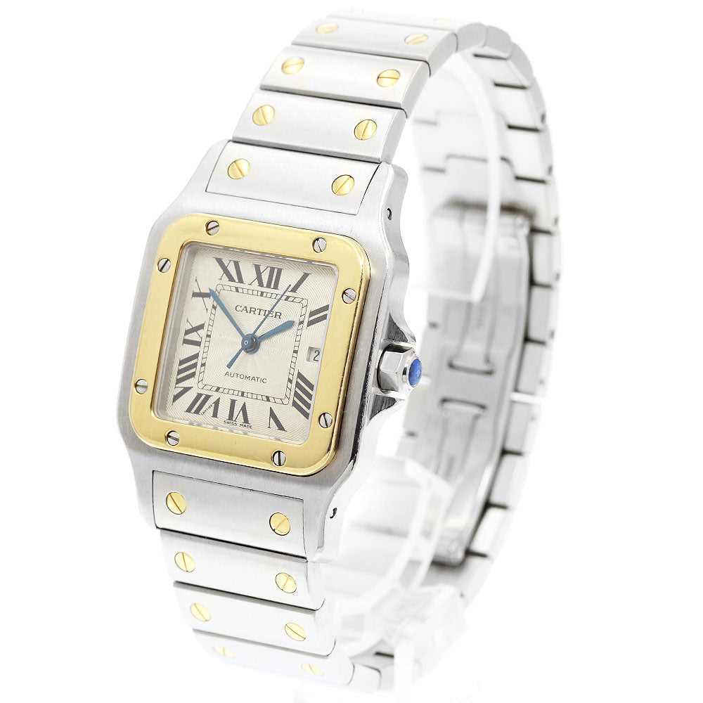 CARTIER Santos GalbeeLM W20058C4 YG2 tone Silver Dial Automatic Men's _983903