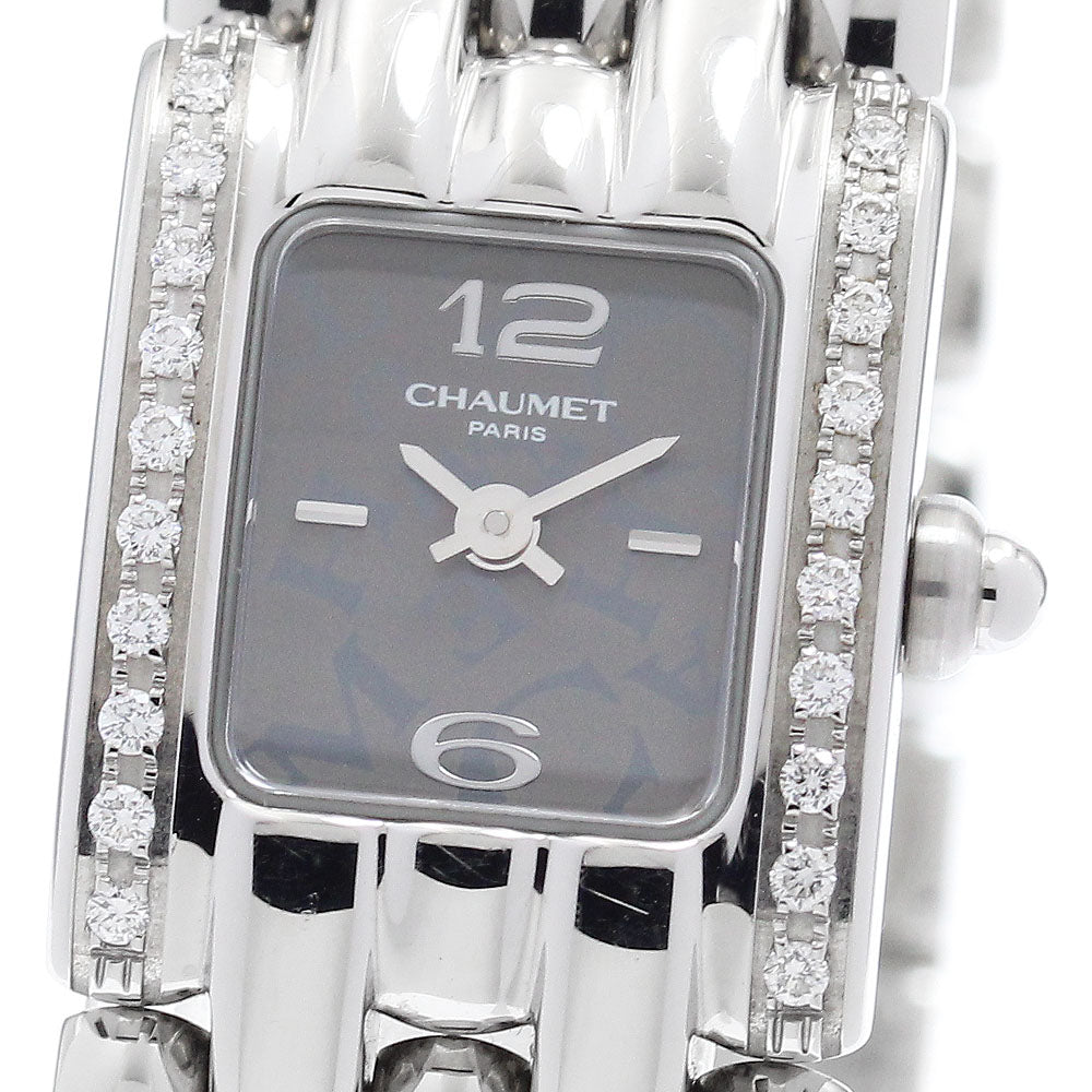 Chaumet Kesis side diamond bezel gray Dial Quartz Ladies Watch_984277
