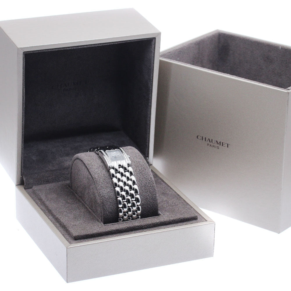 Chaumet Kesis side diamond bezel gray Dial Quartz Ladies Watch_984277