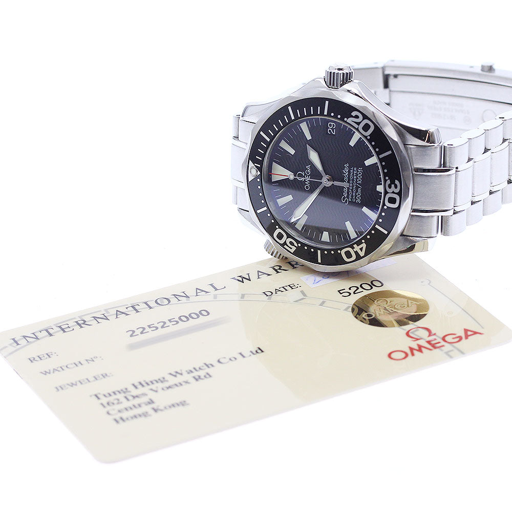 OMEGA Seamaster300 Professional 2252.50 black Dial Automatic Boy's Watch_984721