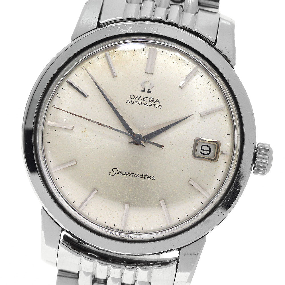 OMEGA Seamaster 166.011 Date cal.562 rice breath Silver Dial Automatic Men's Watch_984852