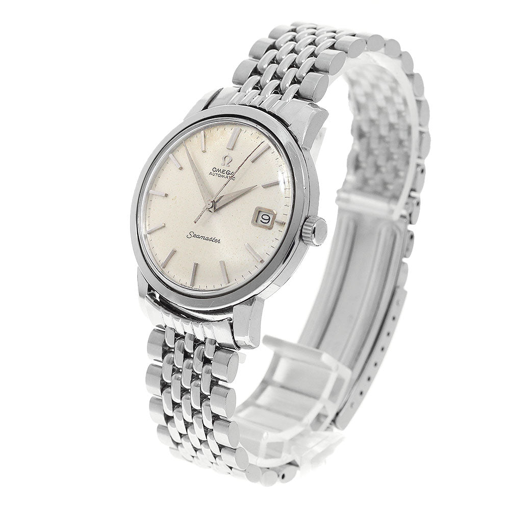 OMEGA Seamaster 166.011 Date cal.562 rice breath Silver Dial Automatic Men's Watch_984852