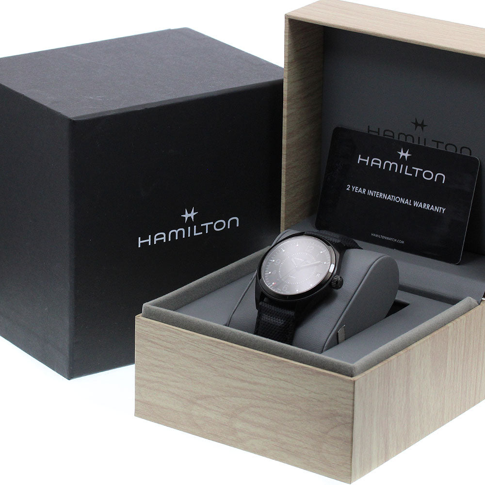 HAMILTON Khaki field H684010 Date black Dial Quartz Men's Watch_984866