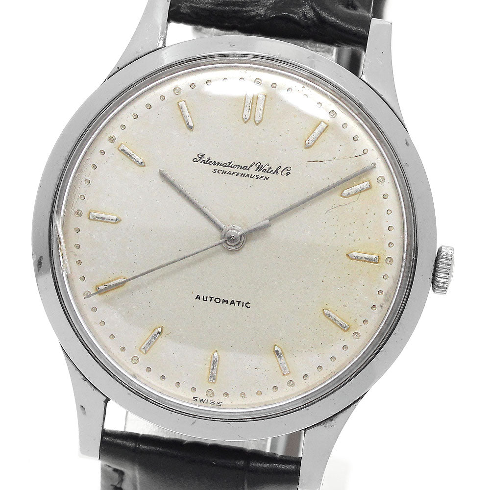 IWC SCHAFFHAUSEN R647A Cal.853 Vintage Redial Silver Dial Automatic Men's Watch_985224