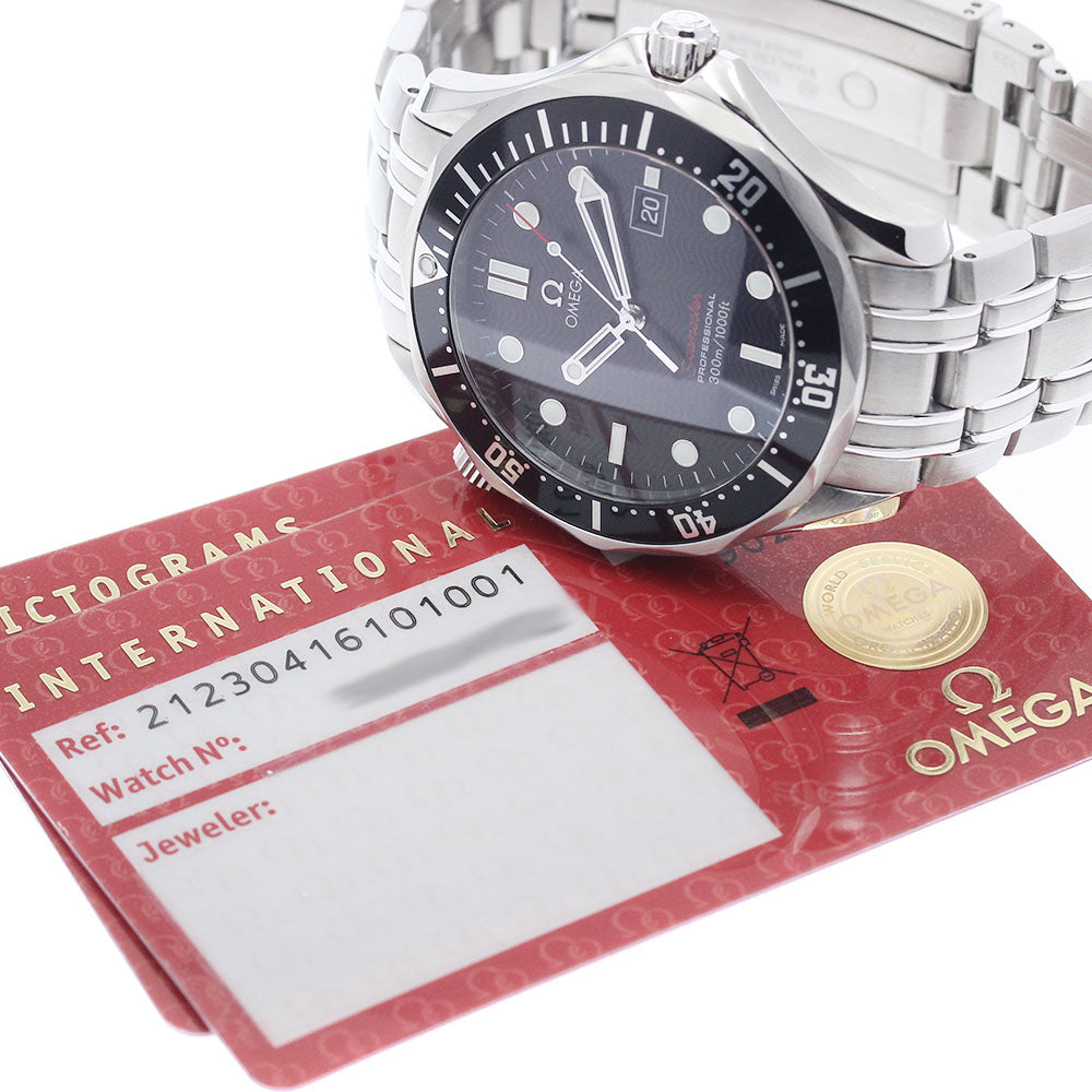 OMEGA Seamaster300 212.30.41.61.01.001 Date black Dial Quartz Men's Watch_989081