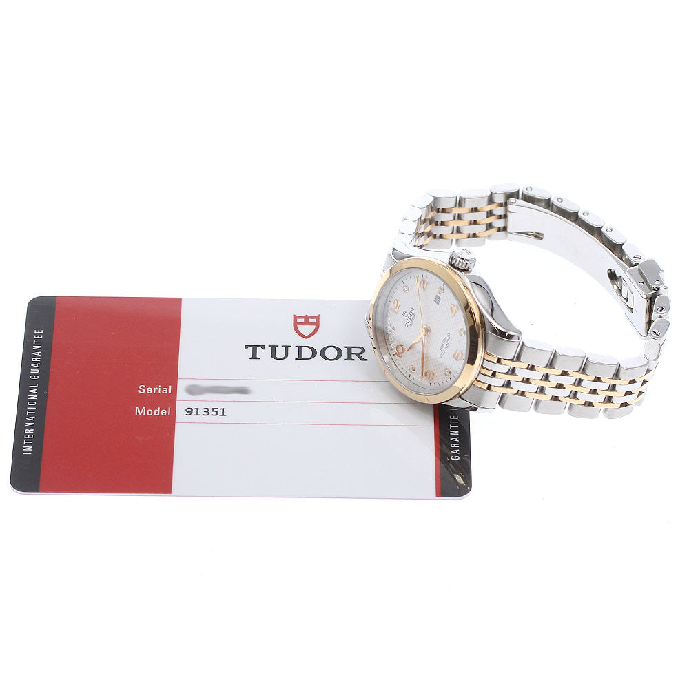 TUDOR 1926 91351 Date 6P diamond Silver Dial Automatic Ladies Watch_989937