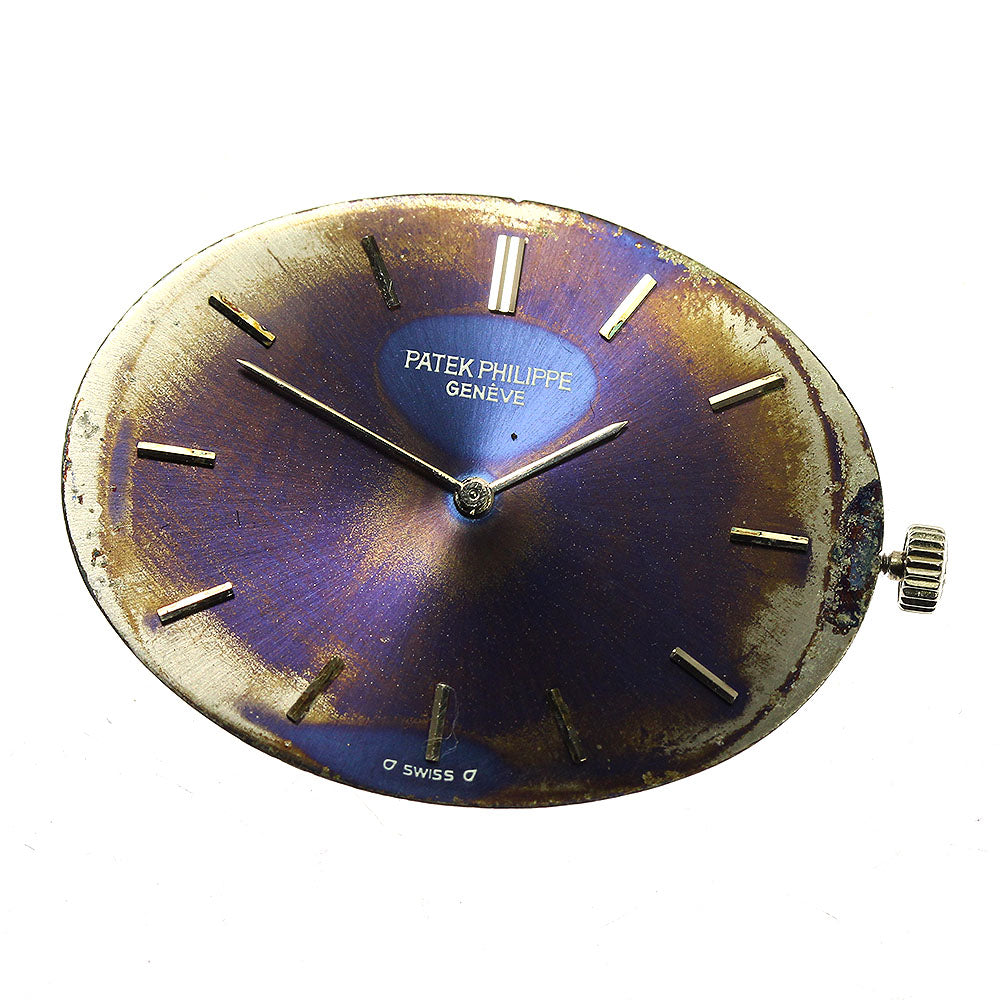 PATEK PHILIPPE Cal.175 movement Navy Dial Hand Winding Men's Watch_A-133