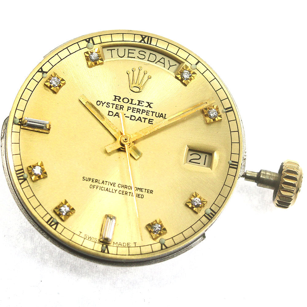 ROLEX Day date Cal.3035 8P Movement gold Dial Automatic Men's Watch_A-209