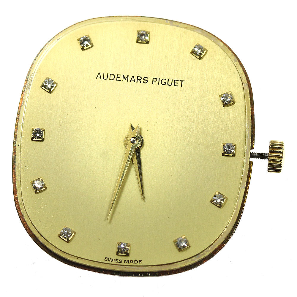AUDEMARS PIGUET 12P diamond cal.2612 movement gold Dial Quartz Men's Watch_A-230