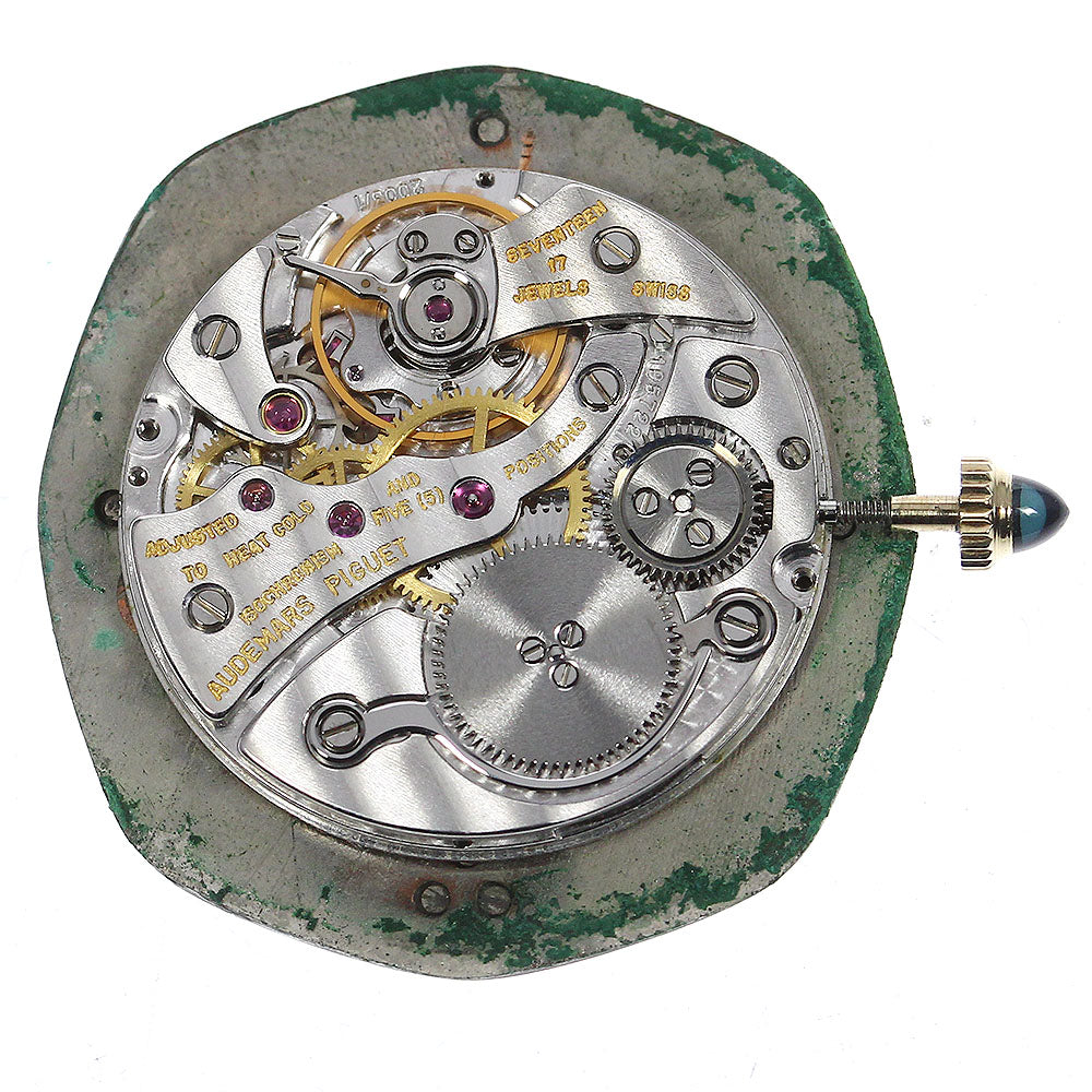 AUDEMARS PIGUET Cal.2003/1 5P movement black Dial Hand Winding Men's Watch_A-249