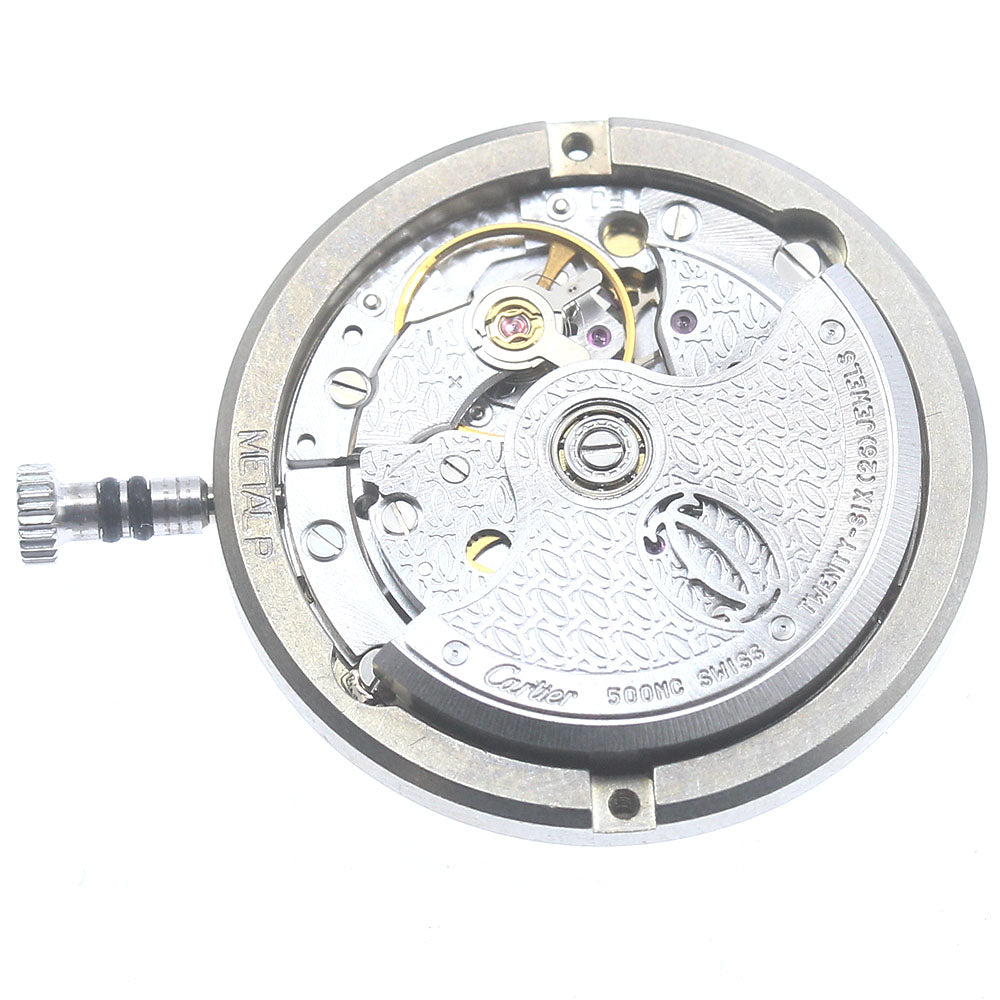 CARTIER Movement Cal.500MC 8P diamond Silver Dial Automatic Ladies Watch_CA-2