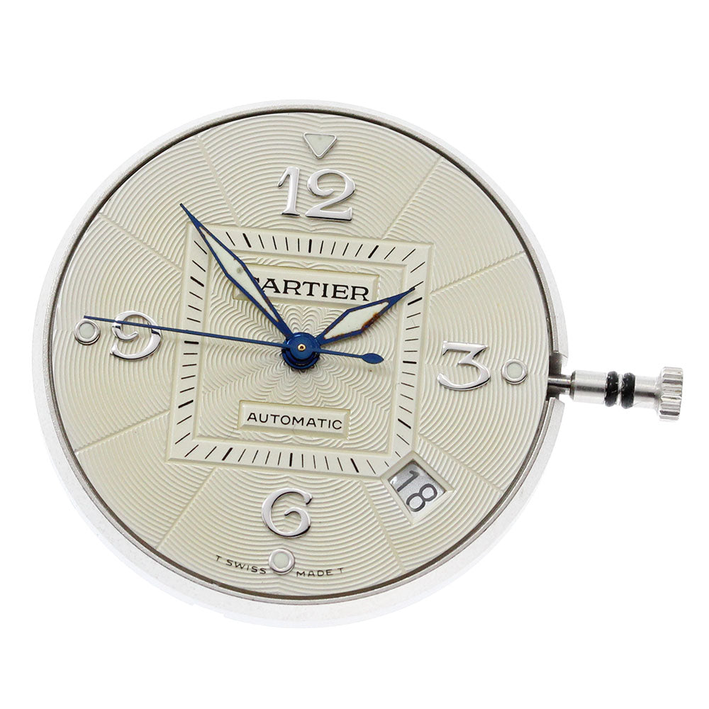 CARTIER Pasha Movement Cal.191 Date white Dial Automatic Men's Watch_CA-8