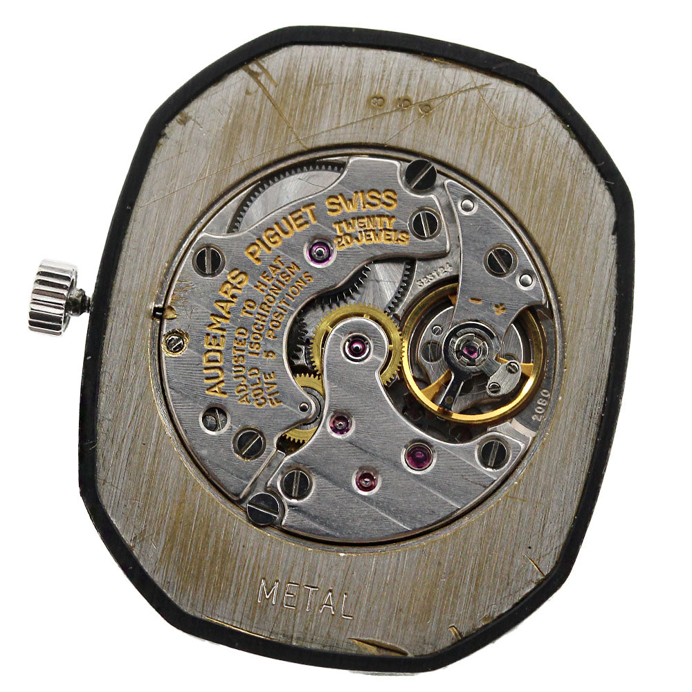 AUDEMARS PIGUET 12P diamond cal.2080 movement Silver Dial Hand Winding Men's Watch_D-101