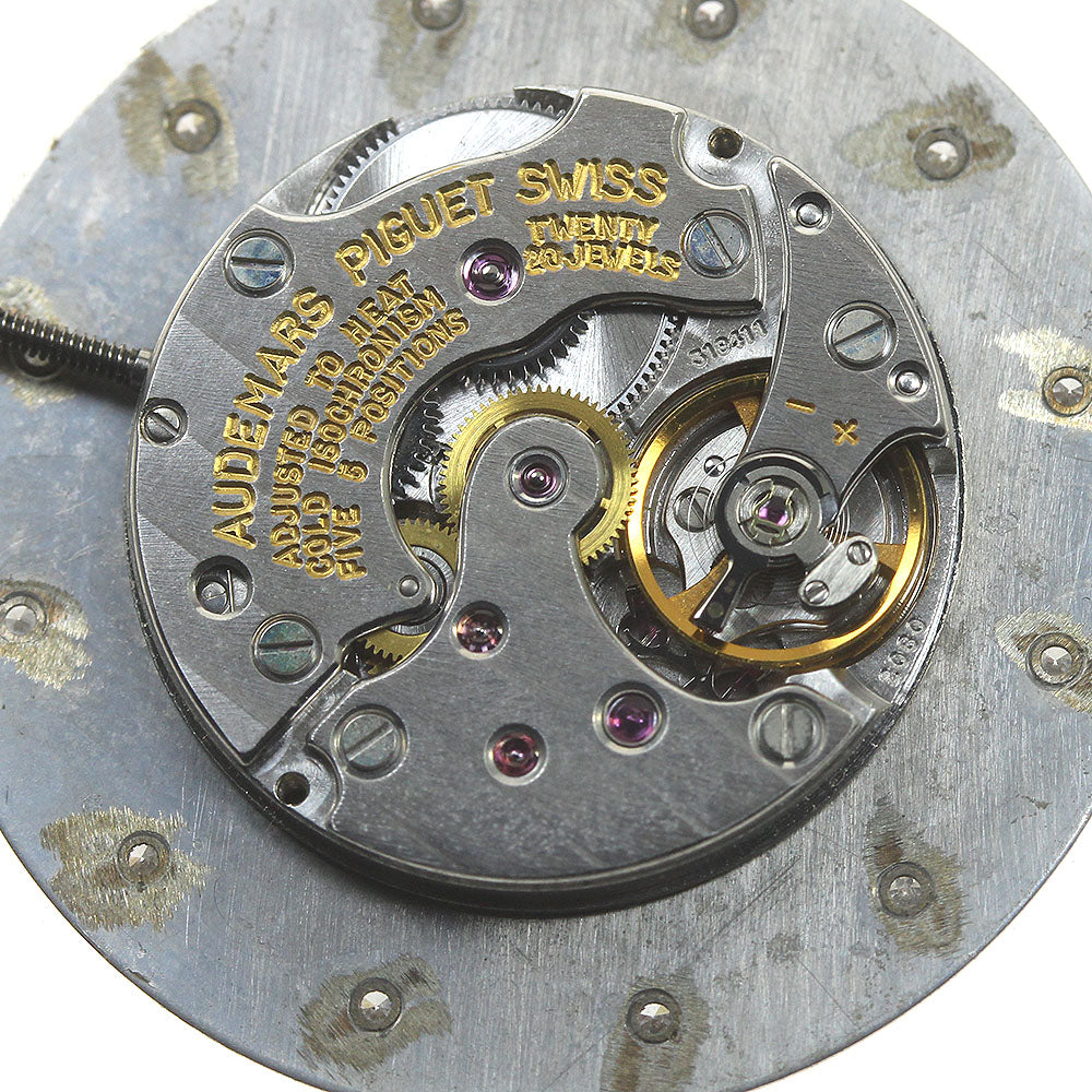 AUDEMARS PIGUET 12P diamond cal.2080 movement Silver Dial Hand Winding Men's Watch_D-26