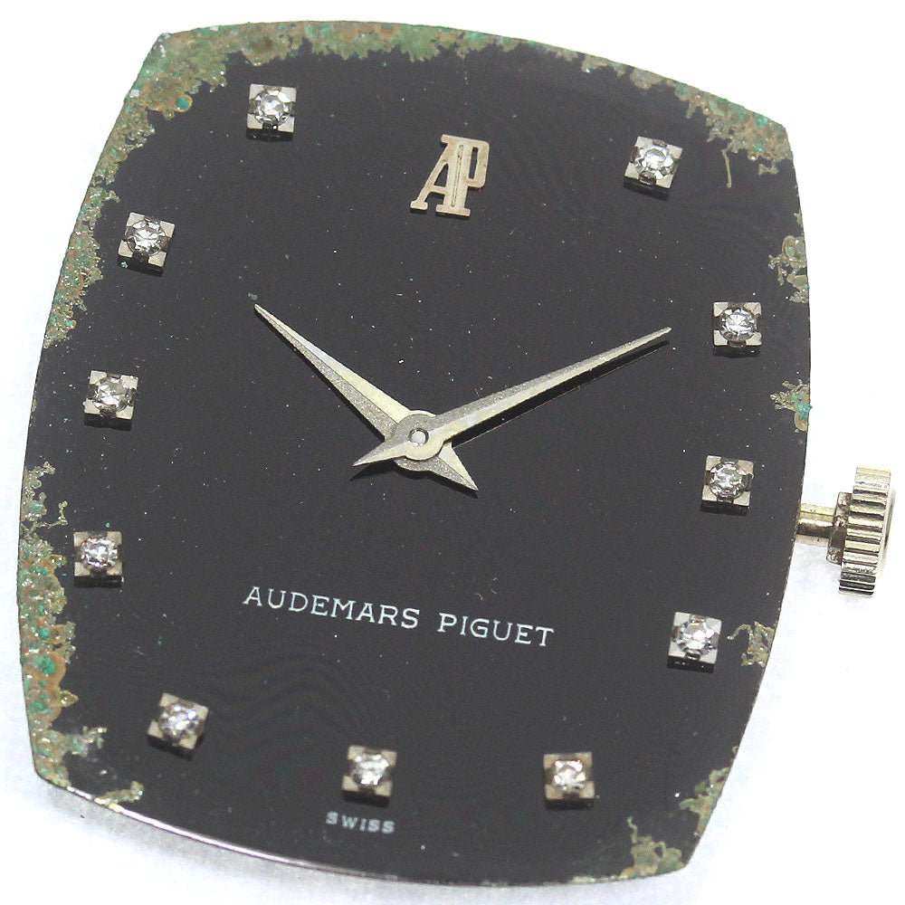 AUDEMARS PIGUET 11P diamond cal.2090 movement black Dial Hand Winding Men's Watch_D-34